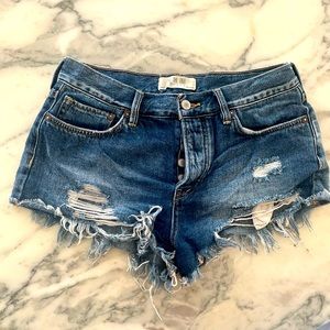 Free People Jean shorts, size 26!